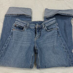 H&M Girls Straight Leg Blue Jeans